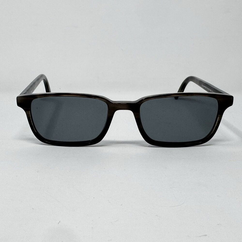 Warby Parker Wilkie M 150 Striped Gray Eyeglass Frames 50-18-145